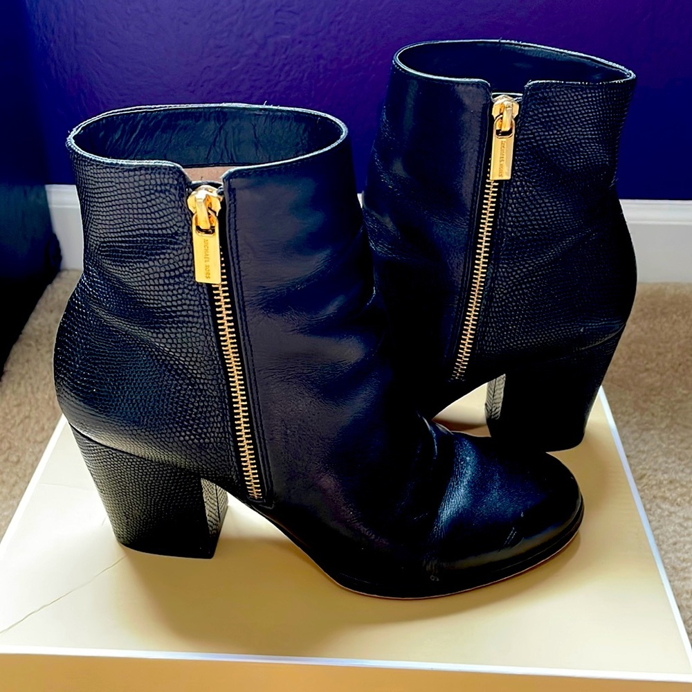 Michael Kors black booties